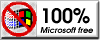 100% Microsoft free